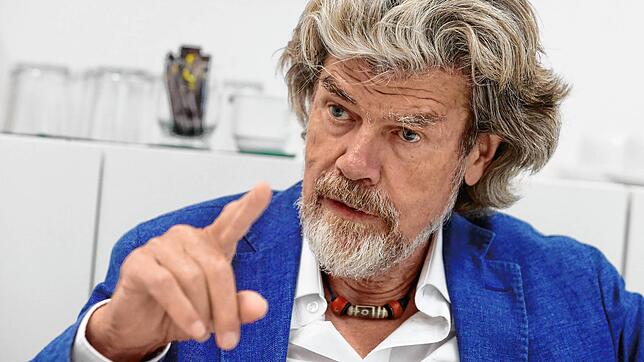 Dem Südtiroler Reinhold Messner liegt das traditionelle Bergsteigen am Herzen. Klettern in der Halle ist nichts für ihn.