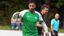 Furkan Bak erzielte am vergangenen Wochenende für die DJK Villingen ein herrliches Fallrückzieher-Tor.