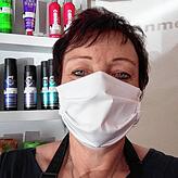 Barbara Martin aus Murg als sie noch arbeiten durfte (vor der FFP2-Masken-Pflicht).