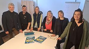 Auch in diesem Jahr ist die Organisation der 3. Ausgabe der Wehrer Ausbildungsmesse WAM Gemeinschaftsarbeit (von links): Bürgermeister ...
