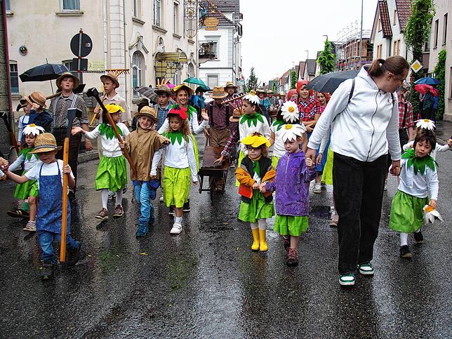 Bilder vom Festumzug beim Bächtle-Fest.