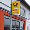Die Postfiliale in Blumberg im Baufachmarkt Knöpfle schließt am 30. April 2020. Die Post muss neue Räume suchen. Bild: Bernhard Lutz