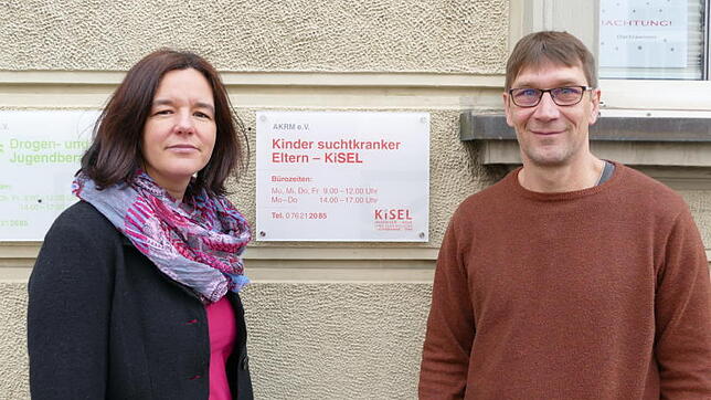 Martina Zipse-Warkotsch und Frank Meißner freuen sich auf den Theater-Workshop mit Tempus fugit. Bild: Clara Heße