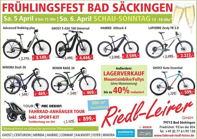 Bild 1: Frühlingsfest Bad Säckingen mit VOS: Familienspaß verbindet sich mit Einkaufserlebnis
