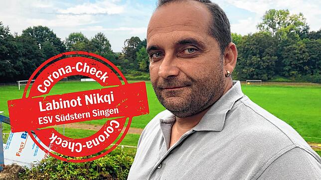Bild : Der Corona-Check: Labinot Nikqi zur Lage beim ESV Südstern Singen