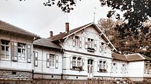 Der Altbau des Kinderkurheims &bdquo;Siloah&ldquo; in Bad Rappenau. Viele dieser Einrichtungen bestanden schon lange vor dem Zweiten ...