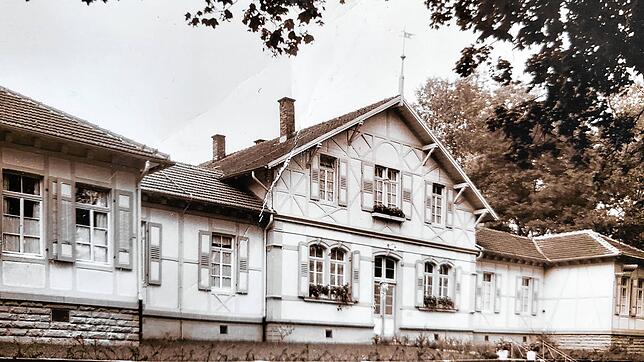 Der Altbau des Kinderkurheims &bdquo;Siloah&ldquo; in Bad Rappenau. Viele dieser Einrichtungen bestanden schon lange vor dem Zweiten ...