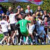 So jubelten die Spieler der SG Schwarzwald-Union, nachdem sie das Topspiel in der Nachspielzeit gedreht hatten.