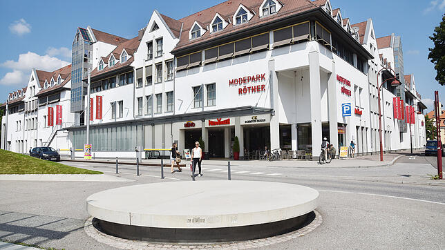 Künftiger Standort der Villinger Post: der Modepark Röther im Villinger Benediktinerring 1 bis 3. Nach jahrelangem Ringen um die Zukunft ...