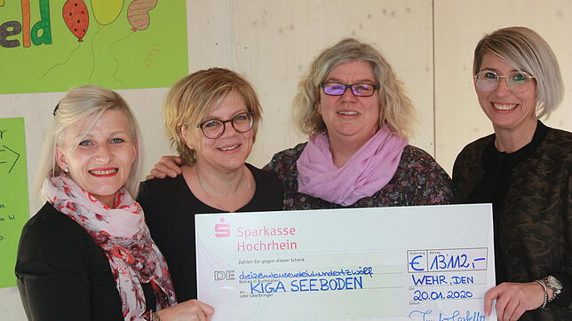 Die Hilfsbereitschaft für den Kindergarten Seeboden hält an.