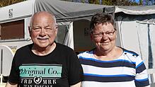 Glücklich als Dauercamper in Hagnau: Christa und Horst Sessler aus Pfullendorf.