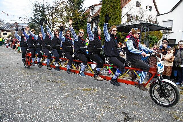 Bild 19: Narrenverein Heuliecher: Die besten Bilder aus dem Jubiläumsumzug