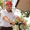 Selbstverständlich nimmt auch Umweltberater Gerhard Bronner an der Klimabündnis-Aktion &bdquo;Stadtradeln&ldquo; teil. Aus praktischen ...