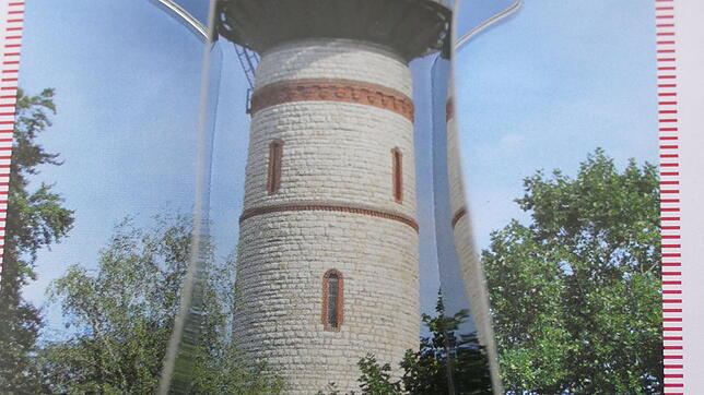 Der Wasserturm reizt als Symbol für viele Zwecke, wie hier der Plätzchenausstecher.