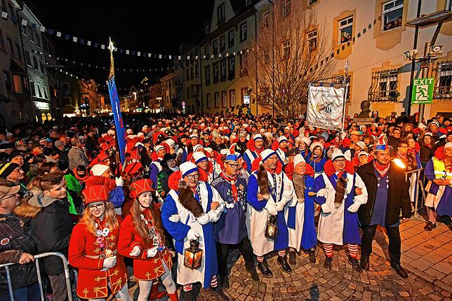 Fasnet-Sonntag 2019 in Villingen: Die Fasnetsuche der Glonkis am Bickentor – ist die auch 2022 möglich?