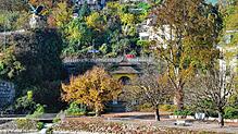Die Codman-Anlage am Rheinufer neben der Laufenbrücke ist eine der vielen Naherholungsmöglichkeiten in Laufenburg.