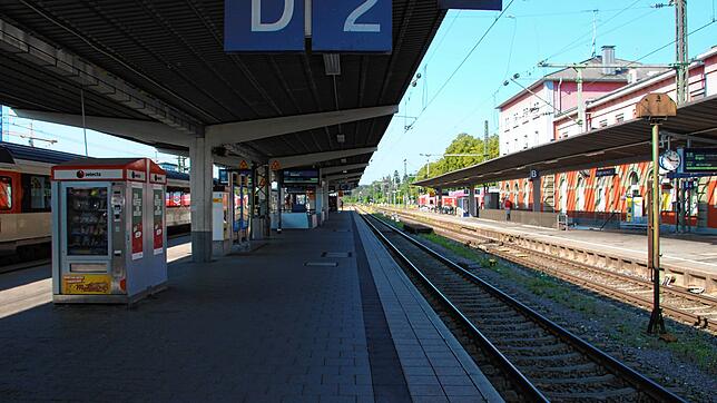 Der Zugverkehr im Singener Bahnhof ist durch den Streik stark eingeschränkt.