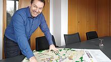 Die Gemeinde Oberteuringen entwickelt sich stetig weiter: Bürgermeister Ralf Meßmer wünscht sich für die Gesellschaft wieder mehr Glück ...