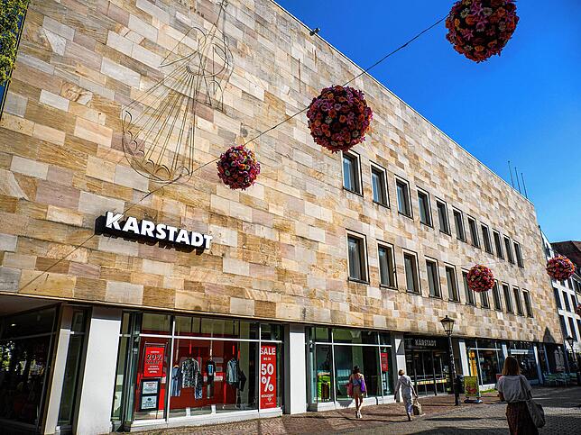 Hier zieht bald Decathlon ein: Das Karstadt-Warenhaus in Konstanz bekommt einen zugkräftigen Untermieter.