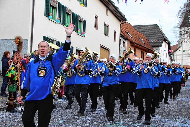 Bild 33: Bilder vom Umzug beim 35. Schlüchttalnarrentreffen &ndash; Teil 1