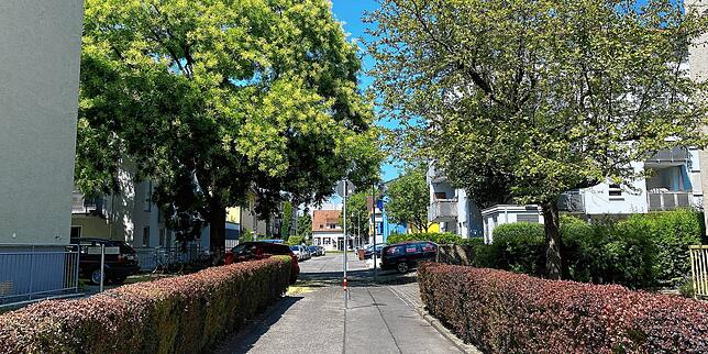 Hier in dieser Straße kommt es zum Übergriff, dem ein jahrelanger Familienstreit vorausging.