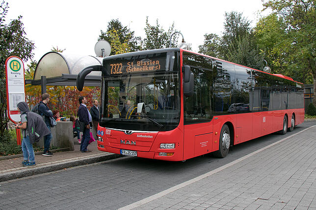 Auch der Öffentliche Personennahverkehr gehört zu den Aufgaben des Landkreises.