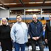 Kommunale Kandidatenvorstellung zur Bürgermeisterwahl 2023 in der Randenhalle in Tengen (von links): Katja Wosiewicz, Markus ...