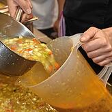 (Archivbild) Ein rein vegetarisches Essen wie auf diesem Symbolbild der Polizeikantine Konstanz möchten die Antragsteller für ihre ...