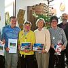 Die Geehrten der Bergsteigergruppe Furtwangen: Von links Robert Duffner, Hansjörg Dufner, Brunhilde Duffner, Monika Bachner, Christa ...