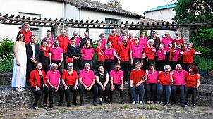 Der Chor Just for fun und das Orchester Vents et Chords traten in Clisson gemeinsam auf. Foto: Bettina Wieser