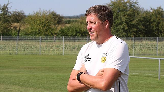 Eddy Wiedenmaier, Trainer des SV Mühlhausen.
