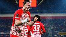 Bild : 5:0-Sieg Dank Gregoritsch-Gala: Freiburg zieht in die K.o.-Phase ein