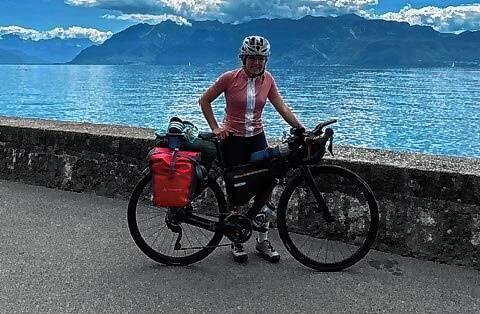 Unterwegs mit dem Rad: Svenja Huneck lebt ihr Hobby aus und erkundet viele Länder.
