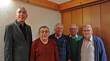 Der Vorstand (v. l.): Wilfried Mutter (Stellvertreter), Siegfried Hepp (Vorsitzender), Lothar Zimmermann (Stellvertreter), Rudolf ...