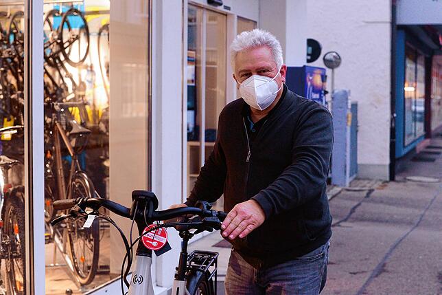 Hans Dieter Gmeiner spürt den Imagehandel des Fahrrads ganz konkret bei der Wertschätzung seines Berufs.