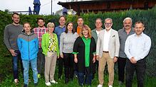 Das sind die Kandidatinnen und Kandidaten der Bürgerinitiative: Marius Effinger (von links), Patrick Bucher, Christoph Obergfell, Brita ...