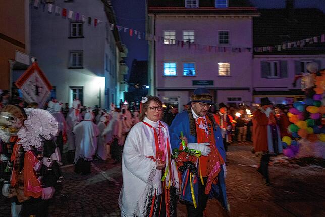 Bild 11: Die schönsten Bilder vom Narrenbaumfällen in Meßkirch