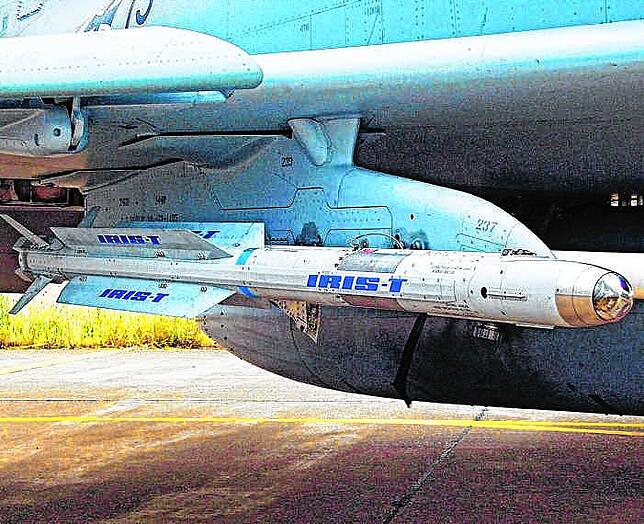 Bestseller bei Diehl: eine IRIS-T-Rakete.