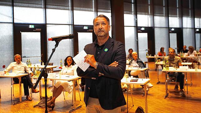 OB-Kandidat Andreas Matt während des &bdquo;Meet & Greet&ldquo;.