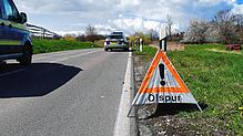2023 gab es deutlich mehr Verkehrsunfälle in der Region als im Vorjahr. Das Bild entstand nach einem Zusammenstoß auf der Landesstraße ...