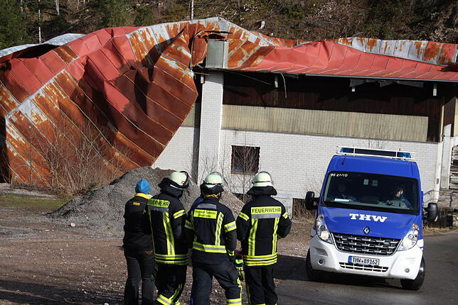 Neben der Todtmooser Feuerwehr wurde auch das Technische Hilfswerk aus Bad Säckingen an die Unglücksstelle beordert.