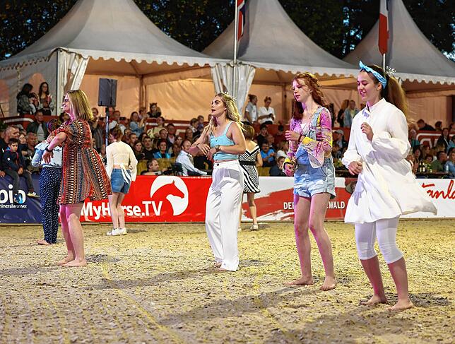 Bild 1: So spektakulär war der Showabend beim Fest der Pferde