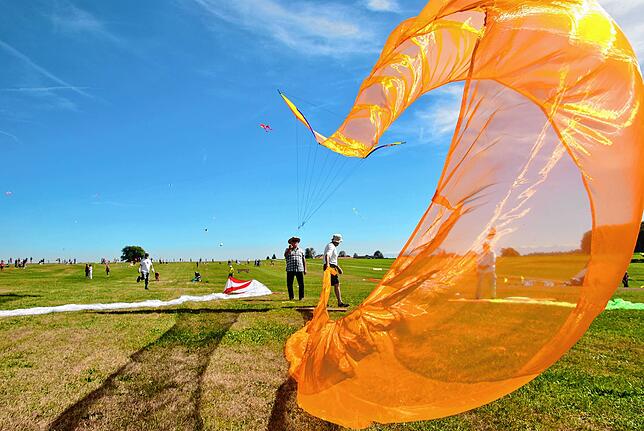Bild 5: So schön war es auf dem Familiendrachenfest in Hütten