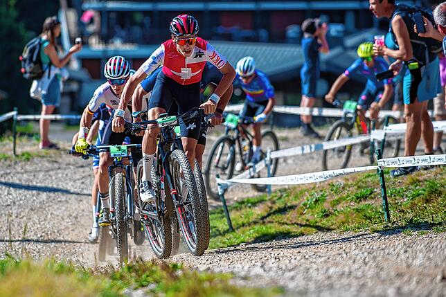 Silber: Jan Christen aus dem grenznahen schweizerischen Gippingen gewann bei der WM in Les Gets/Frankreich Silber bei den Junioren.