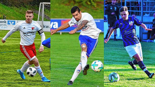 Trio für den FC RW Weilheim: Alexander Baumgartner (links) kommt aus dem eigenen Nachwuchs. Steffen Hönig wechselt vom FC Lenzkirch an ...