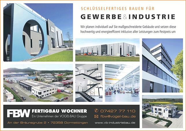 Bild 1: Neubau und Jubiläum der TGS in Klettgau: FBW übergibt Schlüssel für Neubau in Klettgau