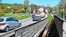 Die Brücke beim Rißtorf-Kreisel (B313) wird ab 3. Mai abgerissen und neu gebaut.