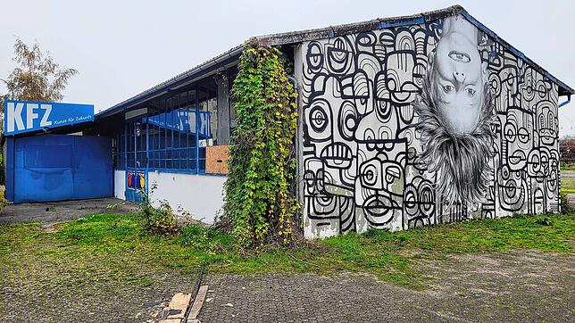 Das KFZ (Kunst für Zukunft) in der Friedrich-Werber-Straße in Radolfzell: Die Zukunft des Kunstprojekt hängt unter anderem von einer ...