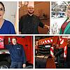 Sie machen an Weihnachten Dienst: Gesundheits- und Krankenpflegerin Laila Meder, Koch Lars Hübner und Altenpflegeheim-Mitarbeiterin ...
