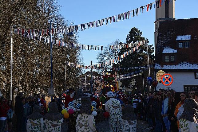 Bild 24: Bilder vom Narrentreffen der Urviecher-Zunft Bad Dürrheim: Großer Festumzug (3)